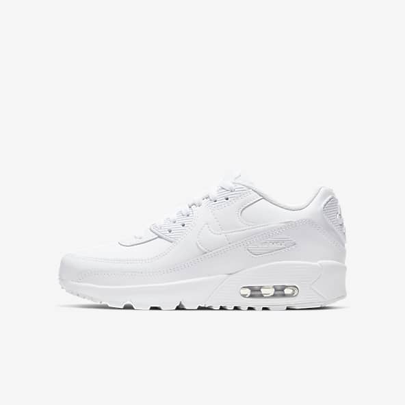 White nike school shoes store